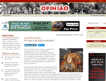 Tablet Screenshot of opiniao.galeriadosamba.com.br