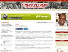 Tablet Screenshot of linguadesogra.galeriadosamba.com.br